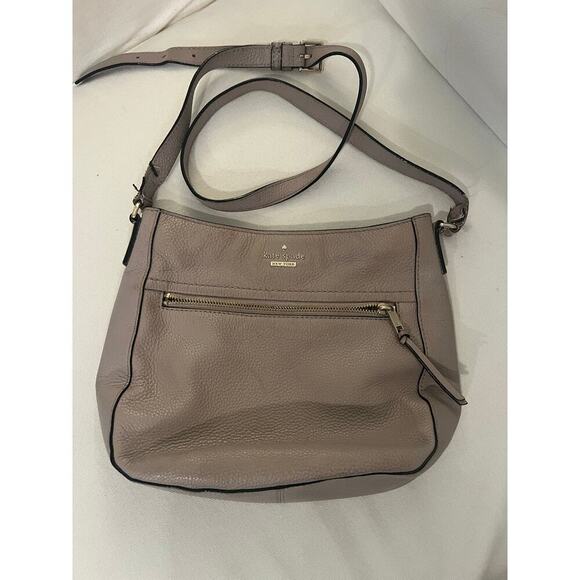 Kate Spade Taupe Crossbody - Picture 1 of 10